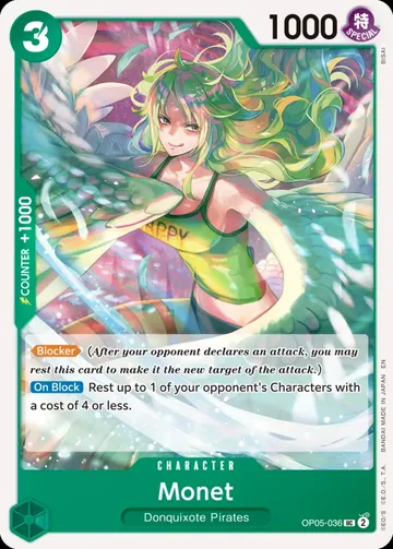 Monet OP05-036 · Reprint $0.09