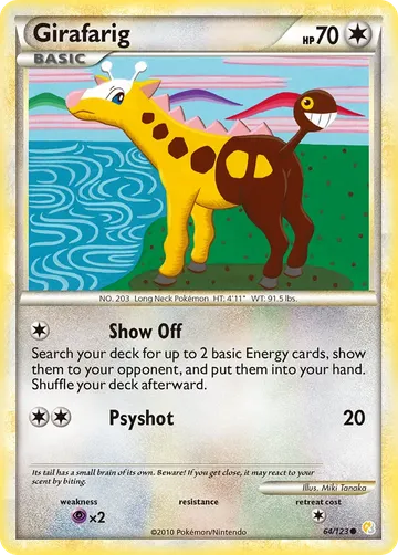 Girafarig 64 $1.18