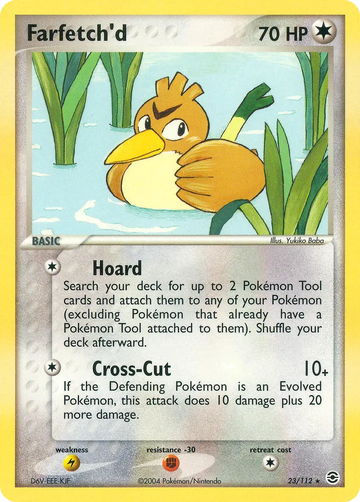 EX FireRed & LeafGreen 영어판 Farfetch'd 23 카드 앞면