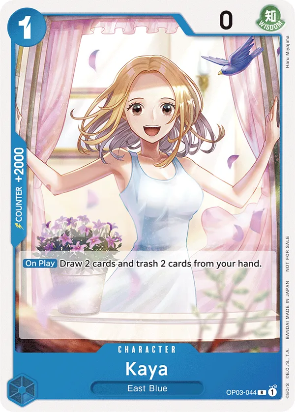 Pillars of Strength 英語版 Kaya OP03-044 · パラレル カード表面