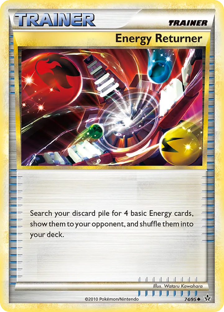 HS—Unleashed 영어판 Energy Returner 74 카드 앞면