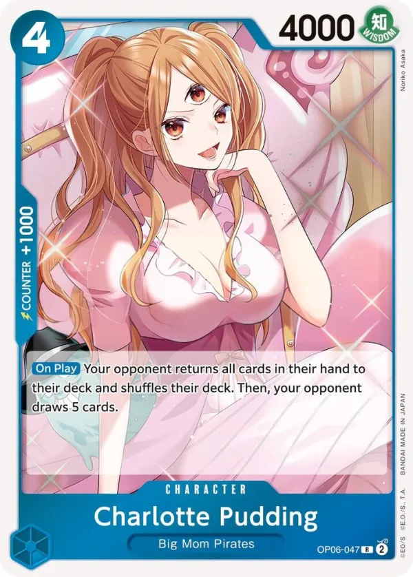 Wings of the Captain 英語版 Charlotte Pudding OP06-047 カード表面