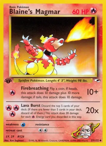 Blaine's Magmar 37 $5.38