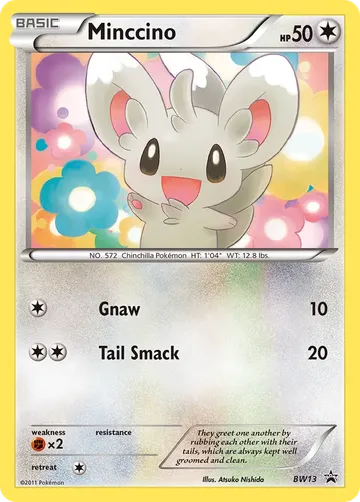 Minccino BW13 $37.25