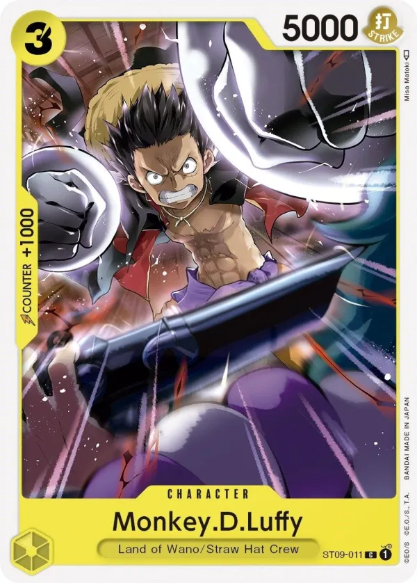 Front of Monkey.D.Luffy ST09-011, Yamato English