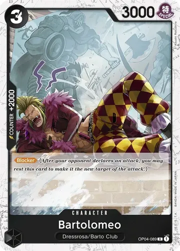 Bartolomeo OP04-089 · パラレル 2 ¥528