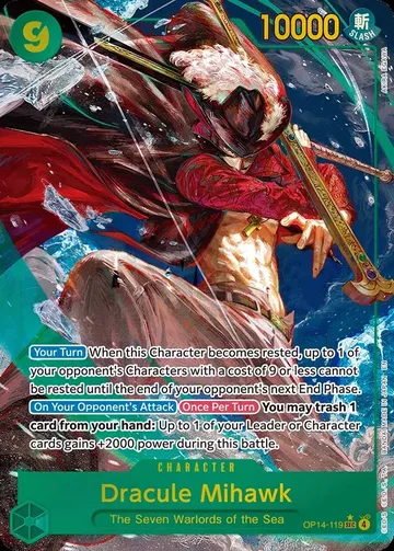 Dracule Mihawk OP14-119 · Parallel $18.12