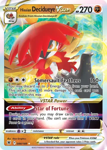 Hisuian Decidueye VSTAR 84 ¥237