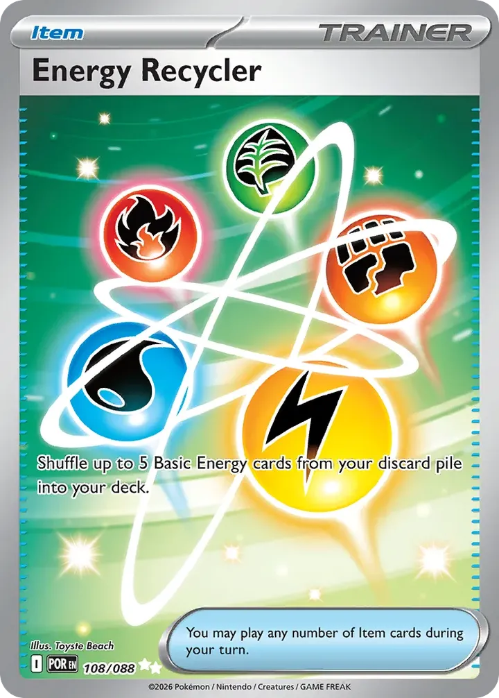 Mega Evolution—Perfect Order 영어판 Energy Recycler 108 카드 앞면
