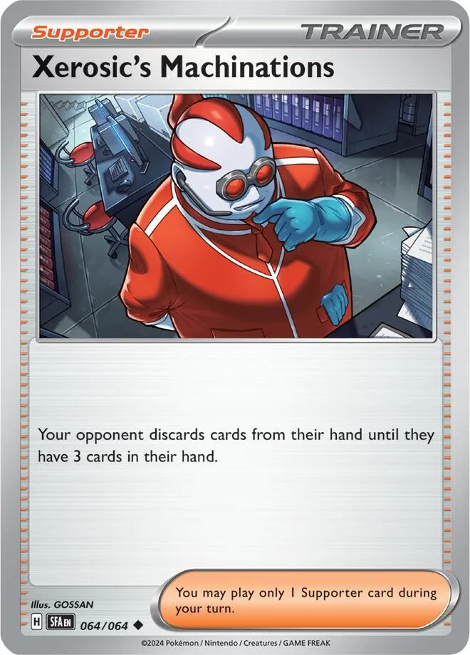 Scarlet & Violet—Shrouded Fable 영어판 Xerosic's Machinations 64 카드 앞면