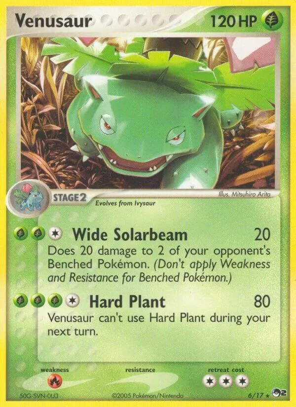 Front of Venusaur 6, POP Series 2 English