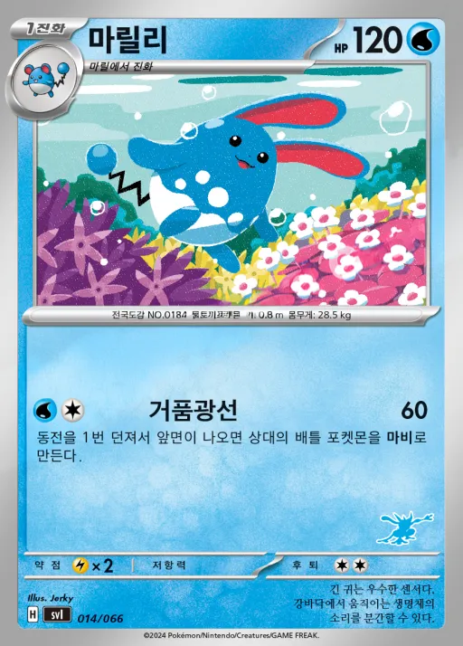 Front of 마릴리 14, 스칼렛&바이올렛 「배틀 아카데미」 Korean