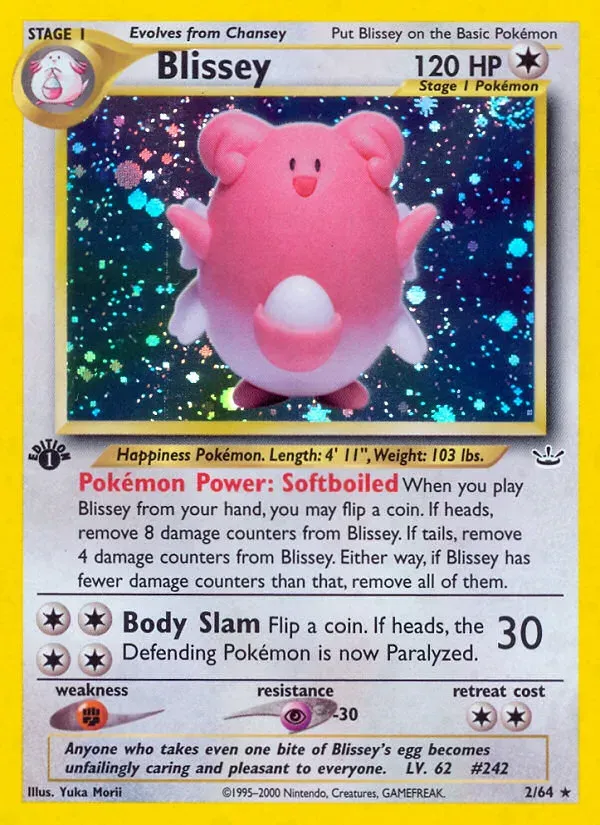 Neo Revelation 英語版 Blissey 2 カード表面