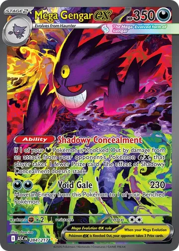 Mega Gengar ex 284 $734.45