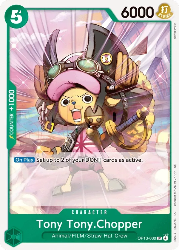 Carrying on His Will 英語版 Tony Tony.Chopper OP13-030 カード表面