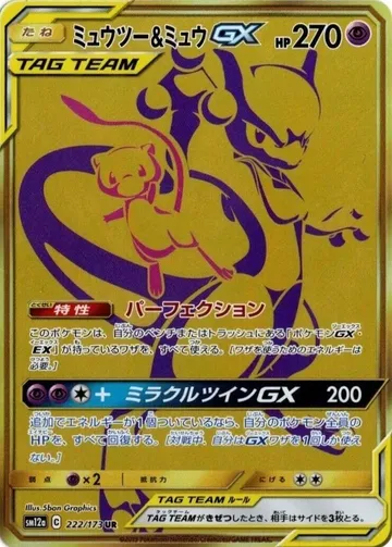 Mewtwo & Mew GX 222 $500.11
