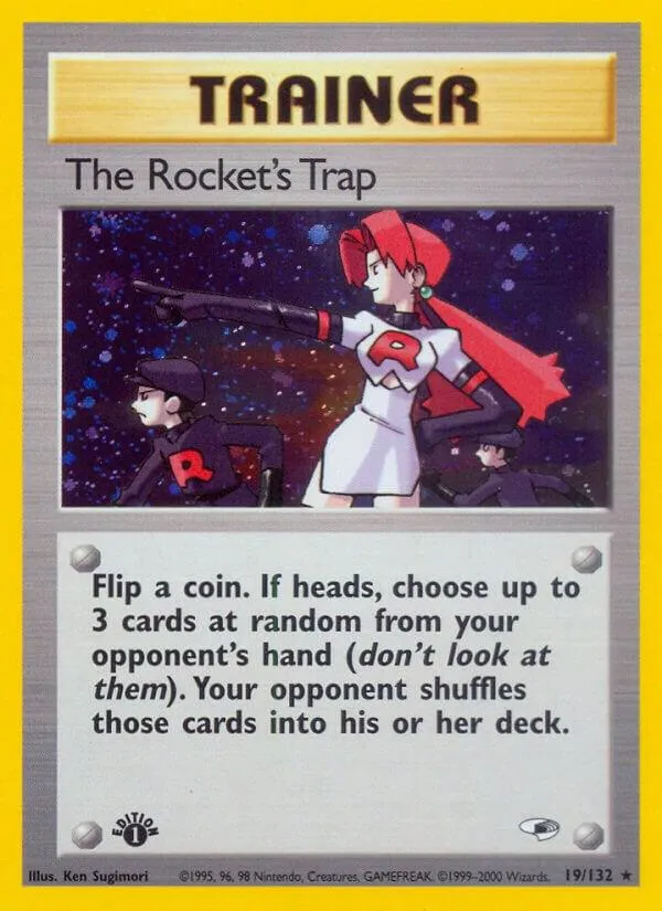 Gym Heroes 英語版 The Rocket's Trap 19 カード表面