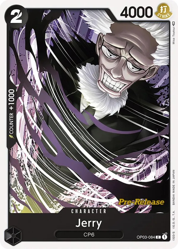 Pillars of Strength 英語版 Jerry OP03-084 · プレリリース カード表面