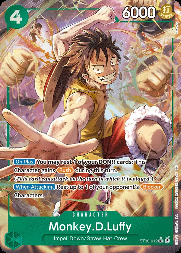 Front of Monkey.D.Luffy ST30-012 · Parallel, Luffy & Ace English