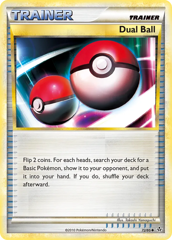 HS—Unleashed 英語版 Dual Ball 72 カード表面