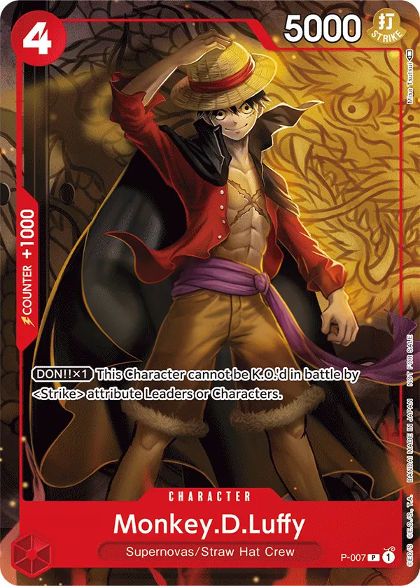 Promotion Cards 英語版 Monkey.D.Luffy P-007 カード表面