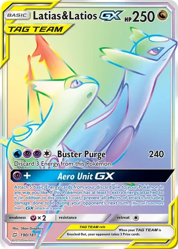 Latias & Latios-GX 190 $208.08