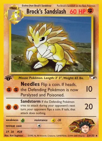 Brock's Sandslash 23 $13.64