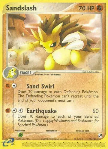 Sandslash 21 $1.96