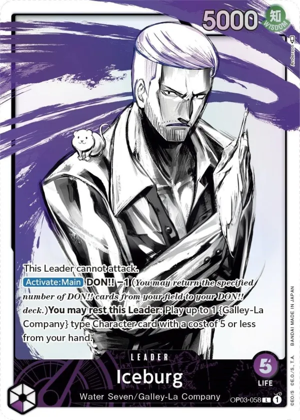 Pillars of Strength 英語版 Iceburg OP03-058 · パラレル カード表面