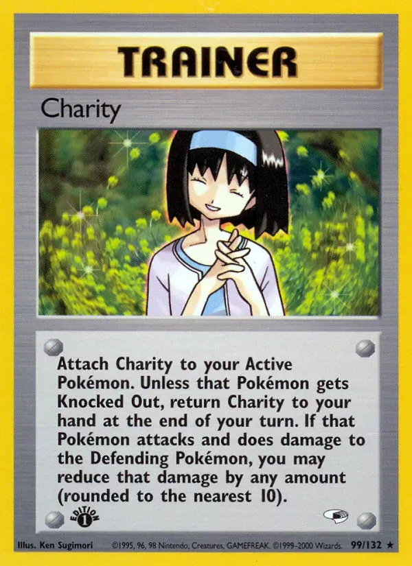 Gym Heroes 英語版 Charity 99 カード表面