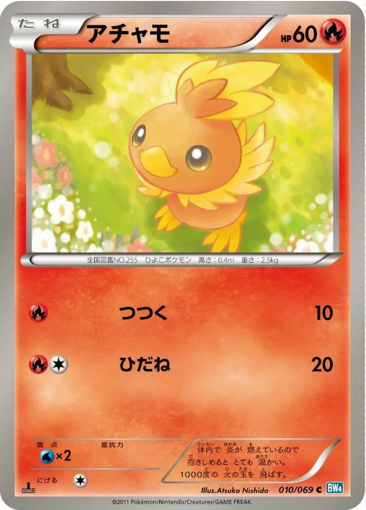 Front of Torchic 10, ダークラッシュ Japanese