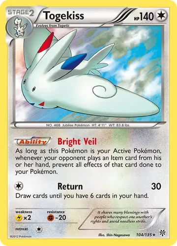 Togekiss 104 $3.54