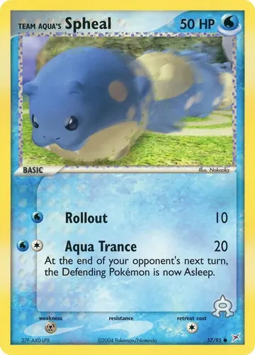 Team Aqua's Spheal 57 ₩3,914