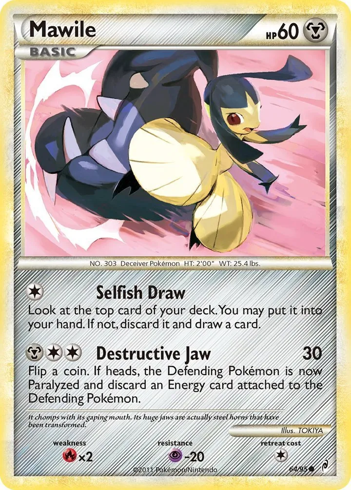 Pokémon TCG: Call of Legends 英語版 Mawile 64 カード表面