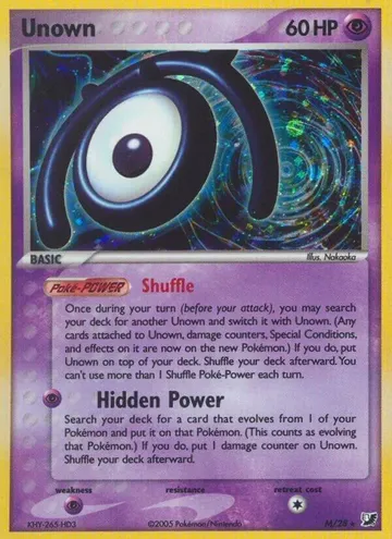 Unown M $51.95
