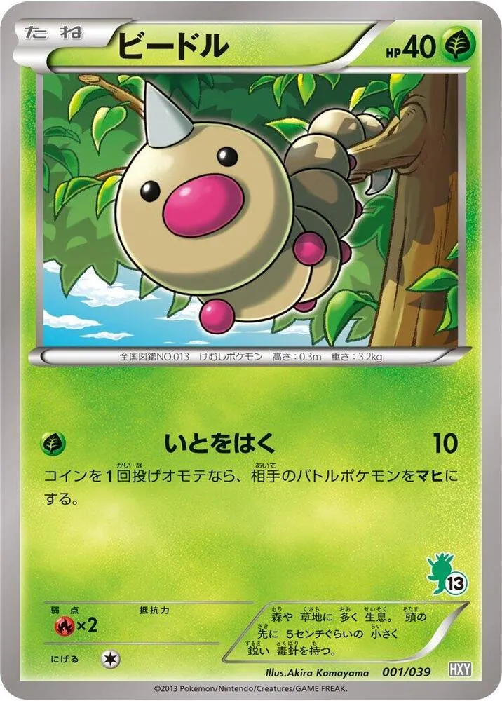 Front of Weedle 1, はじめてセット／はじめてセット for ガール Japanese