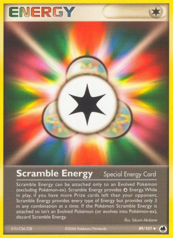 EX Dragon Frontiers 영어판 Scramble Energy 89 카드 앞면