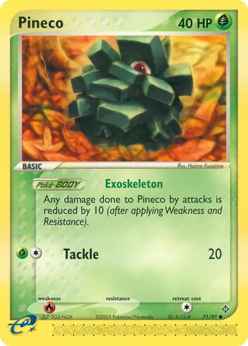 Pineco 71 $0.72