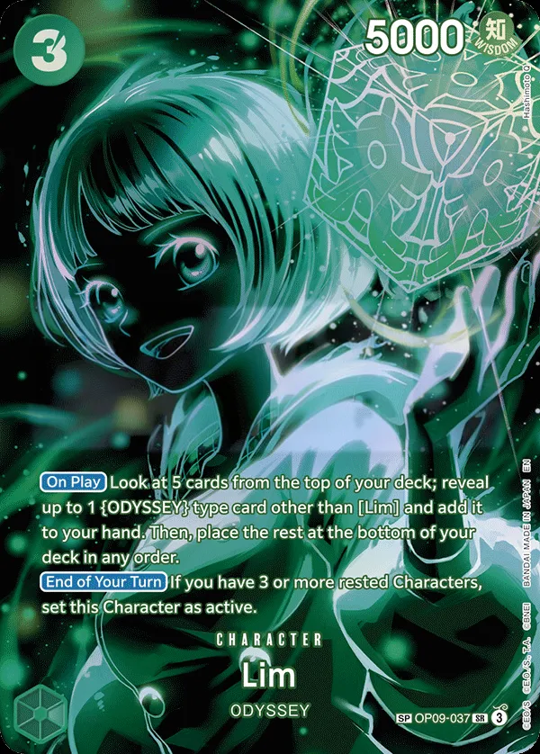 Emperors in the New World 英語版 Lim OP09-037 · パラレル 2 カード表面