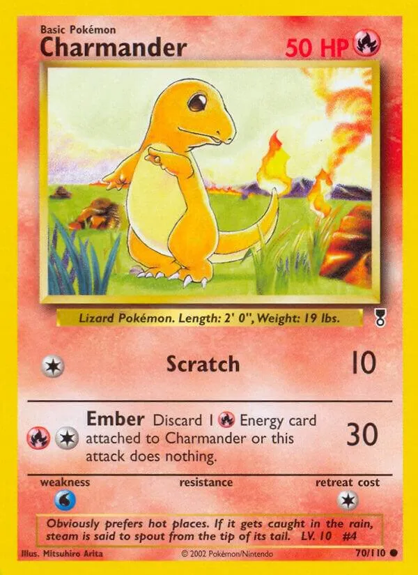 Legendary Collection 英語版 Charmander 70 カード表面