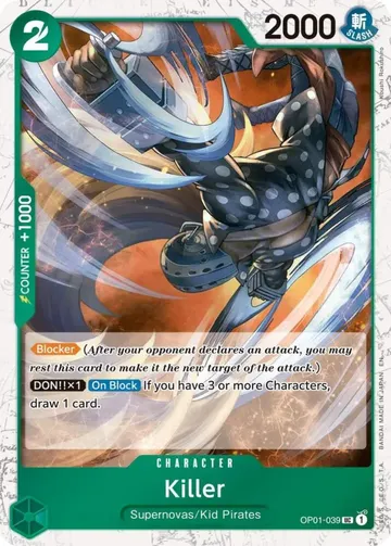Killer OP01-039 · Reprint · Pirate $0.26