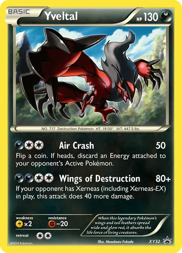 Yveltal XY32 $8.32