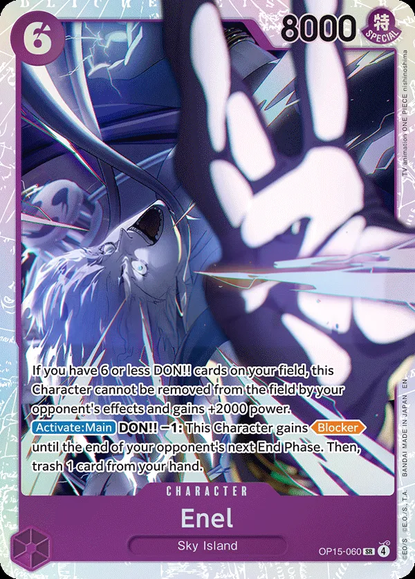 Adventure on Kami's Island 영어판 Enel OP15-060 카드 앞면