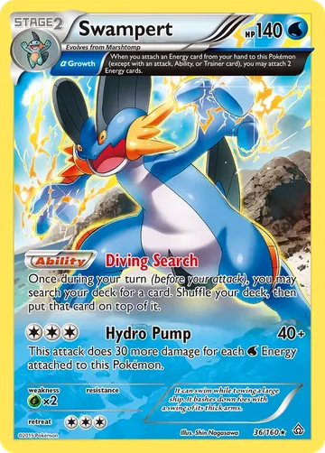 Swampert 36 $29.68