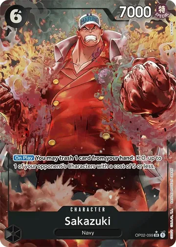 Sakazuki OP02-099 · Parallel 4 $4.06