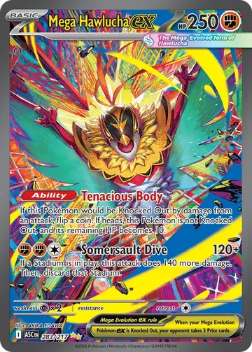 Mega Hawlucha ex 283 $37.20