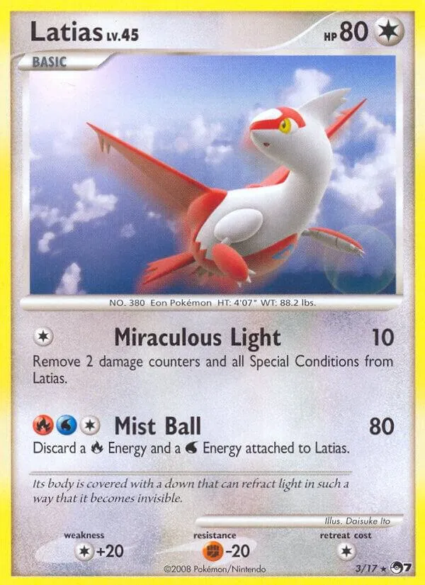 Front of Latias 3, POP Series 7 English