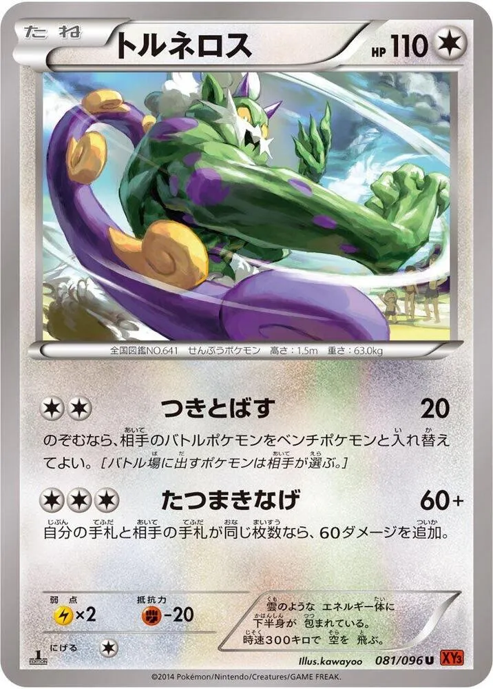 Front of Tornadus 81, ライジングフィスト Japanese