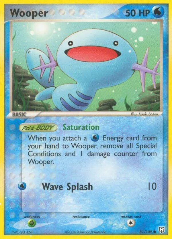 EX Team Rocket Returns 영어판 Wooper 81 카드 앞면