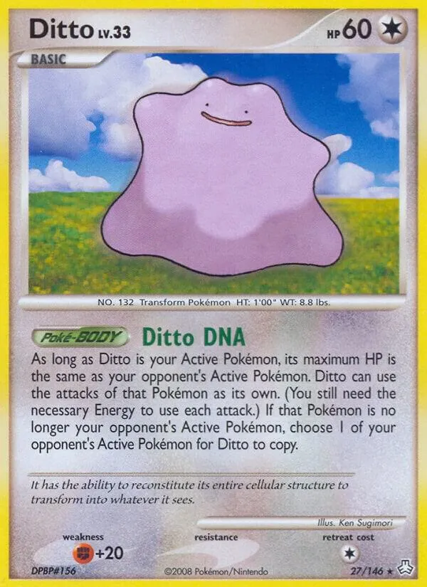 Diamond & Pearl—Legends Awakened 英語版 Ditto 27 カード表面